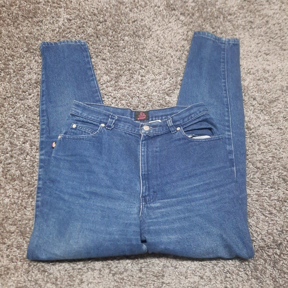 Vintage Oo La La Sasson Jeans Women 13 / 14 Blue Tapered Leg 80s Denim Pants